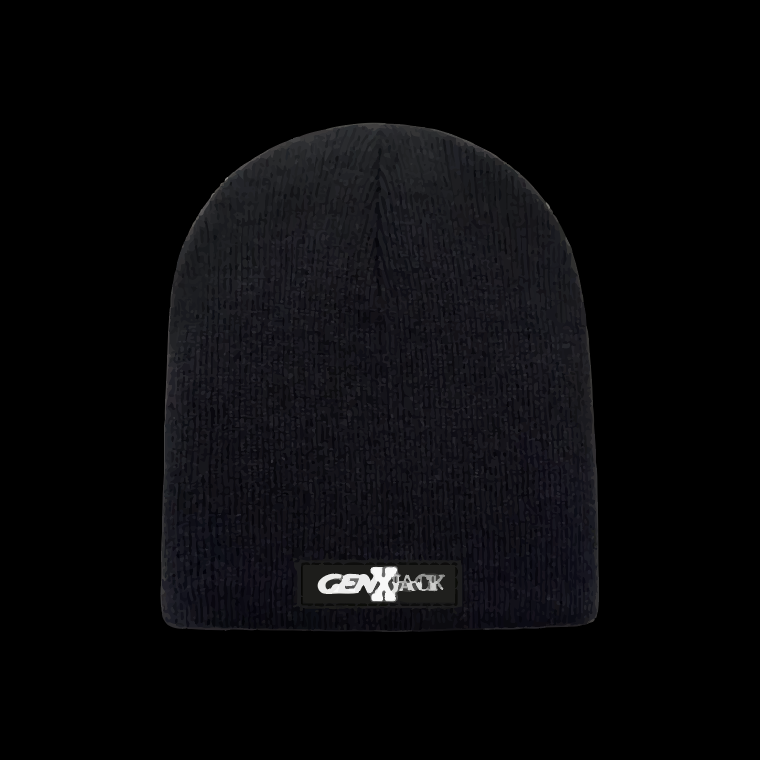 TRADITIONAL UNCUFFED BEANIE black