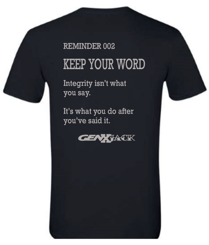 REMINDER 002 KEEP YOUR WORD
