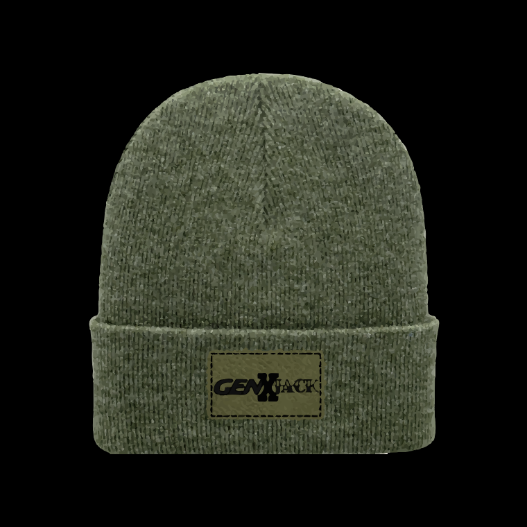 TRADITIONAL CUFFED BEANIE green