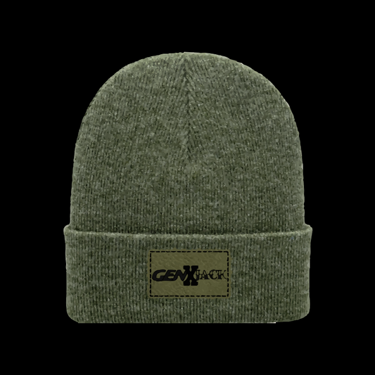 TRADITIONAL CUFFED BEANIE green