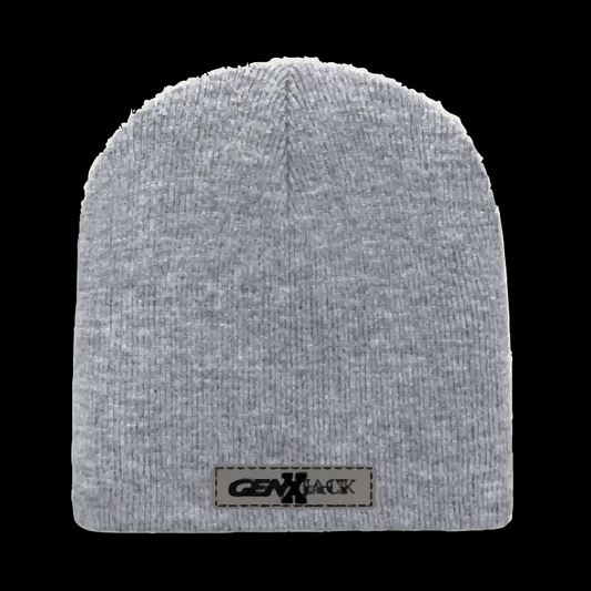 TRADITIONAL UNCUFFED BEANIE gray