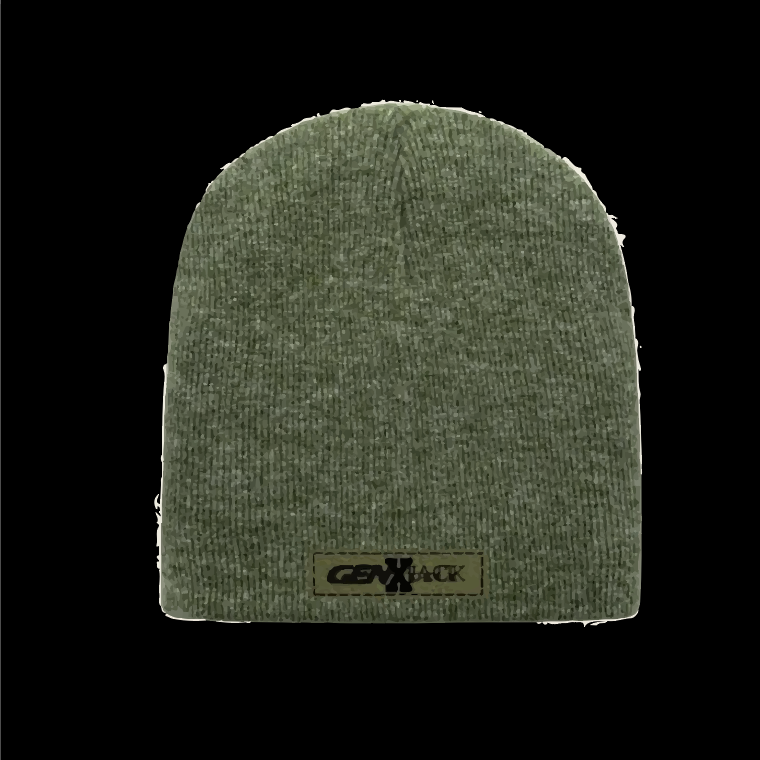 TRADITIONAL UNCUFFED BEANIE green